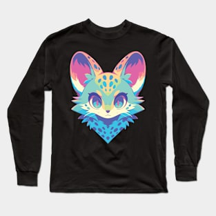 Kawaii Cute Wildcat Series - 008 Long Sleeve T-Shirt